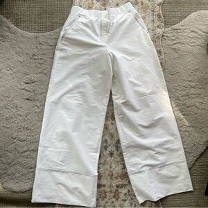 MaxMara Leisure Cream Wide Leg Joggers